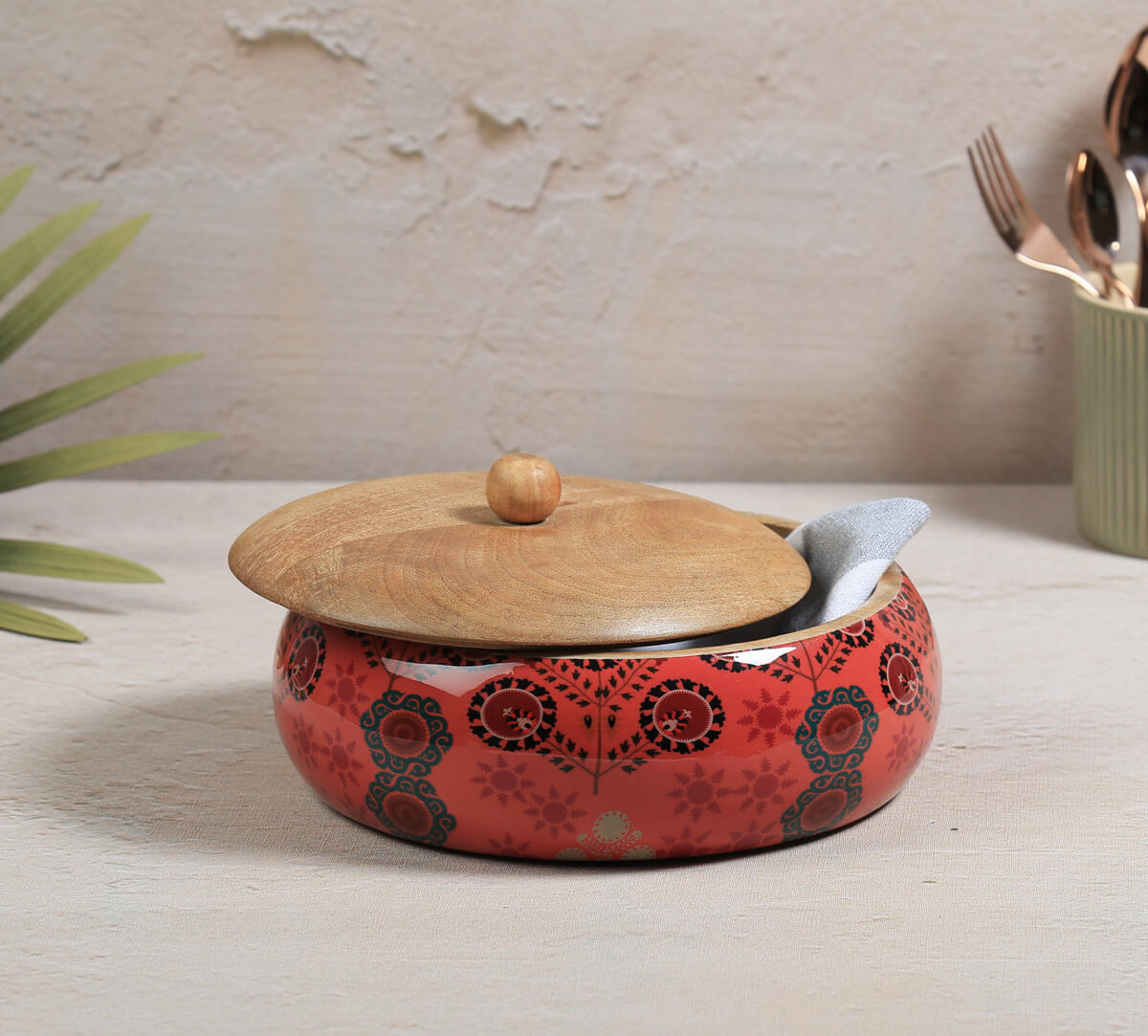 India Circus by Krsnaa Mehta Raceme Rosettes Roti Box