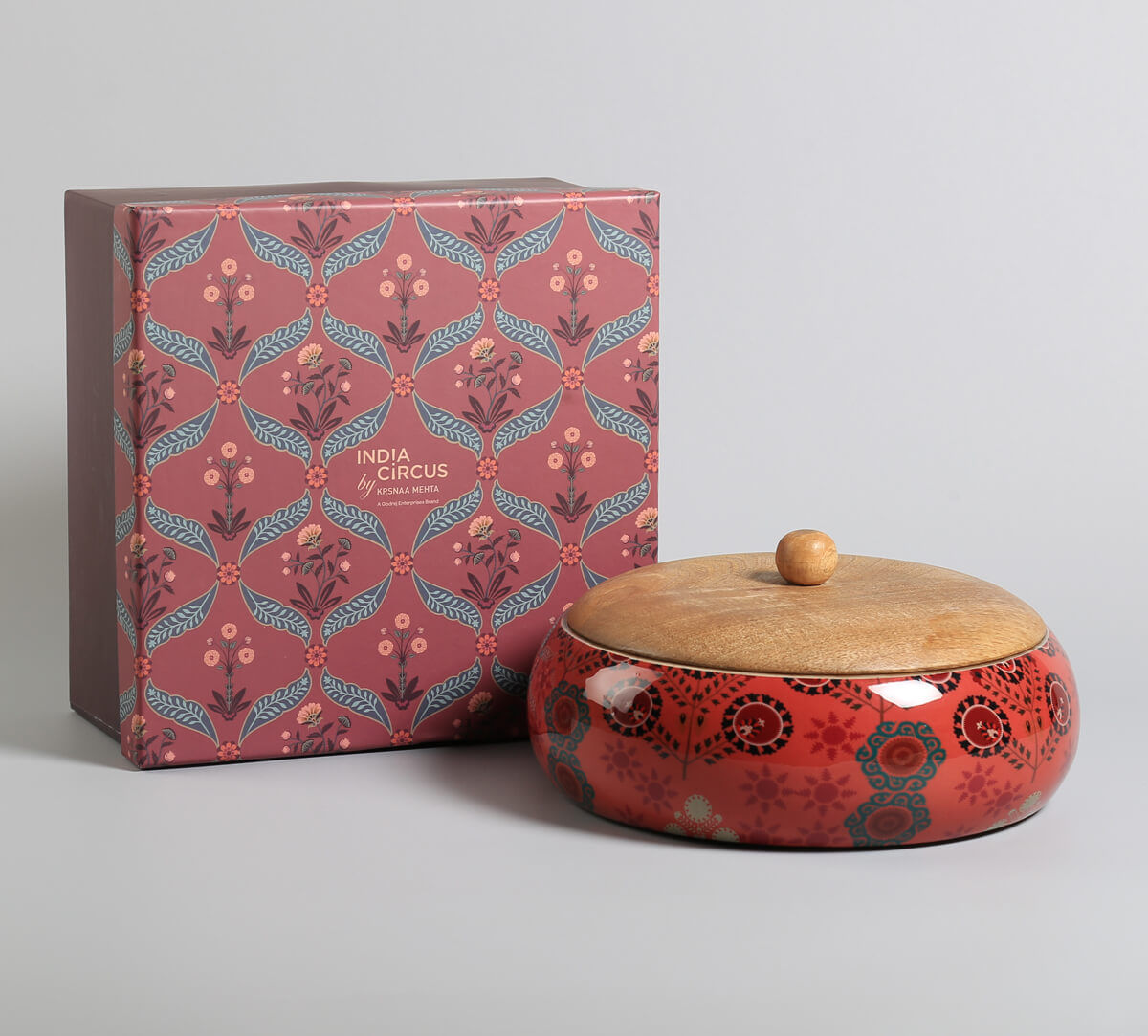 India Circus by Krsnaa Mehta Raceme Rosettes Roti Box