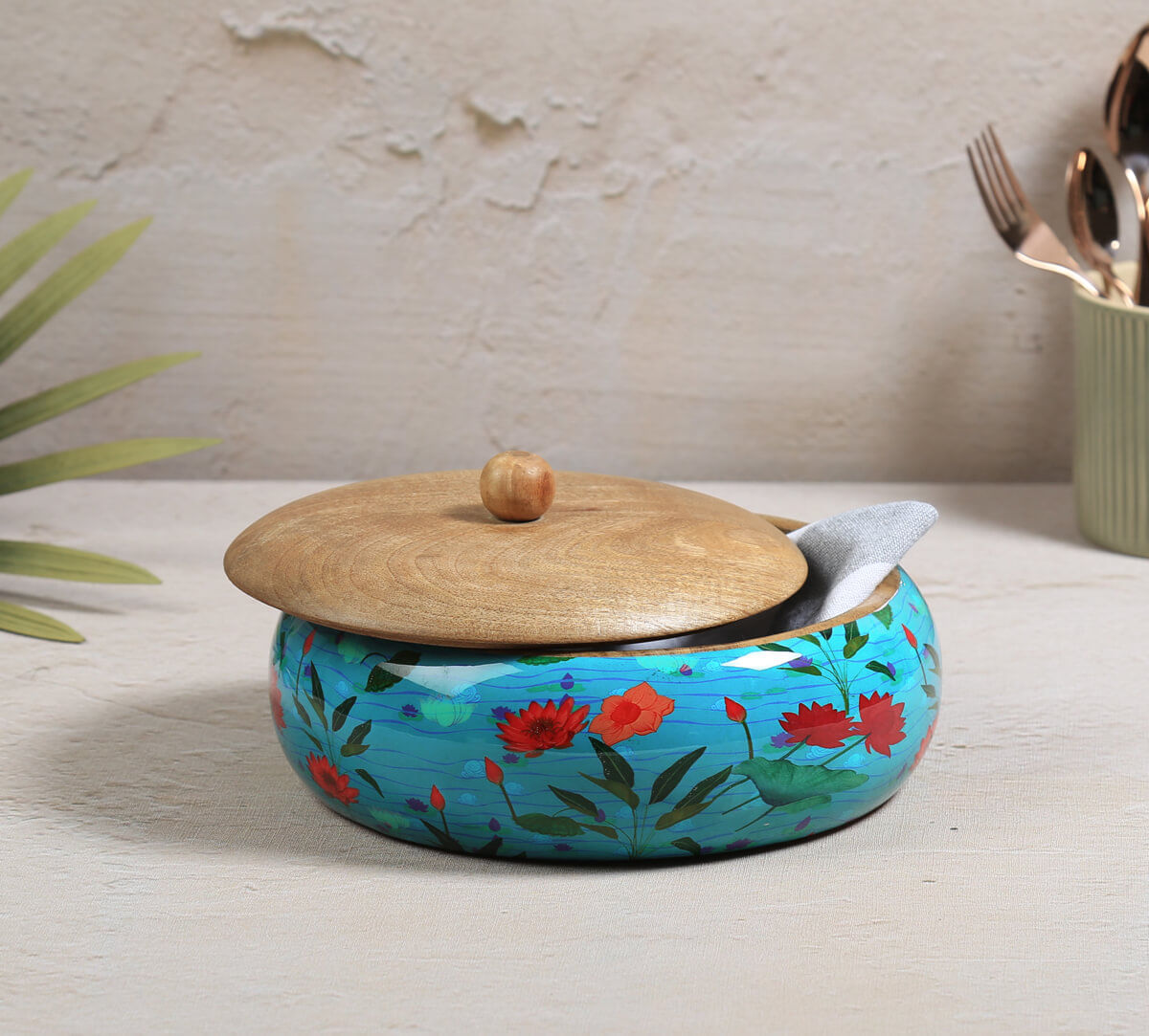 India Circus by Krsnaa Mehta Blossomy Mosaic Roti Box