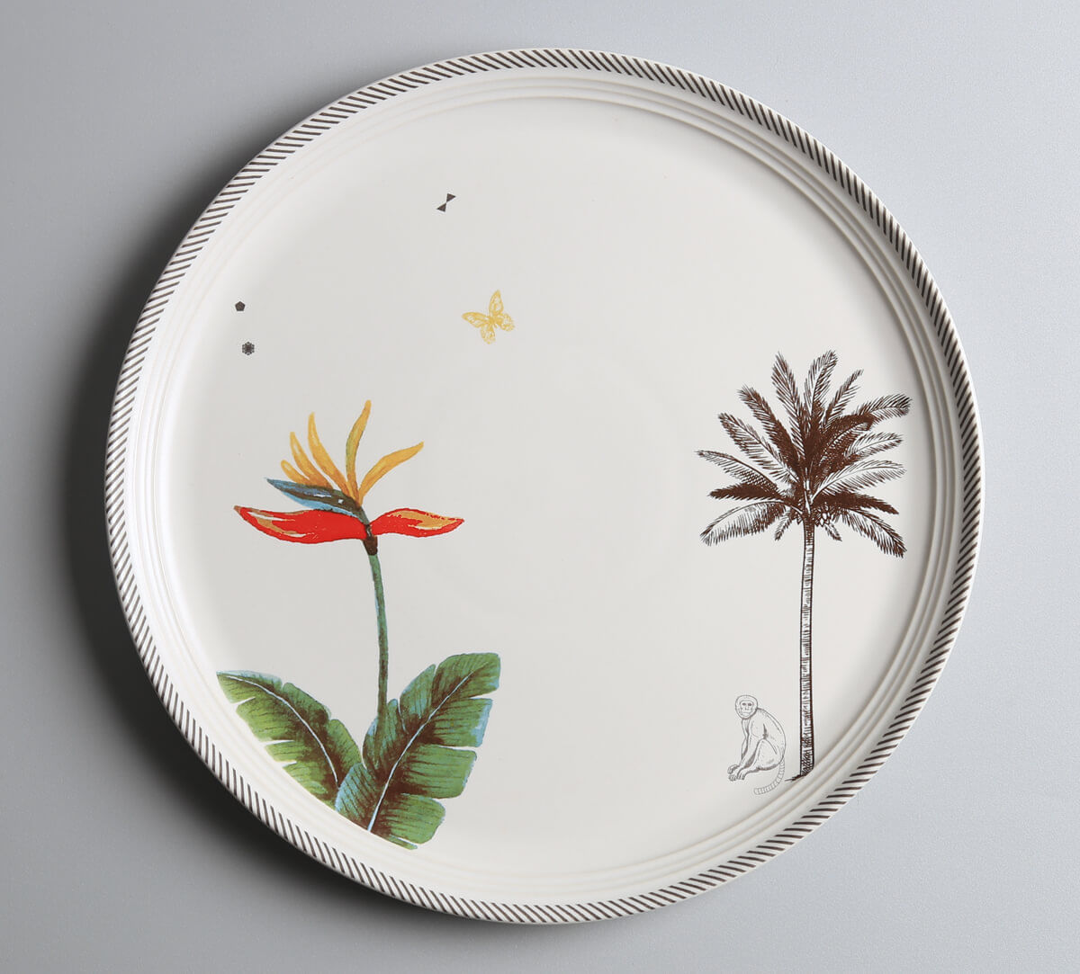 India Circus by Krsnaa Mehta Strelizia's Garden Dinner Plate Set of 2