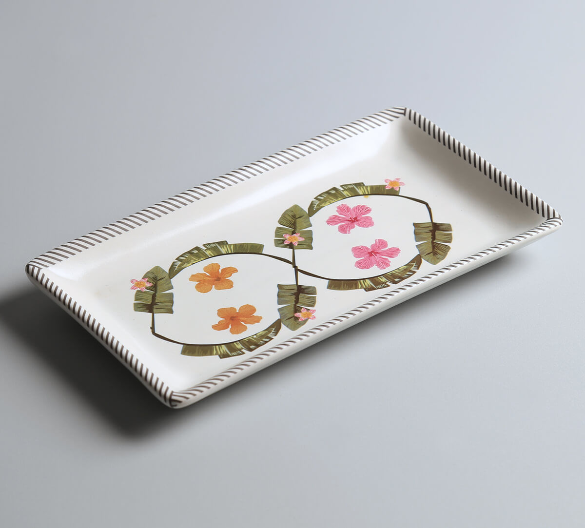 India Circus by Krsnaa Mehta Plumerias Plume Platter