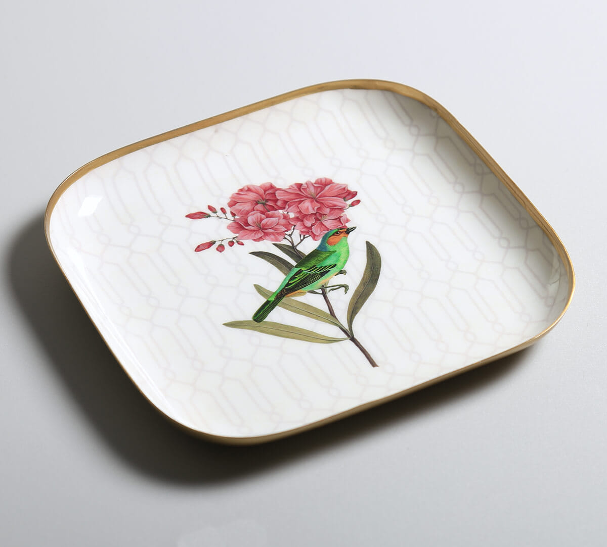 India Circus by Krsnaa Mehta Birdsong Botanica Square Platter Set