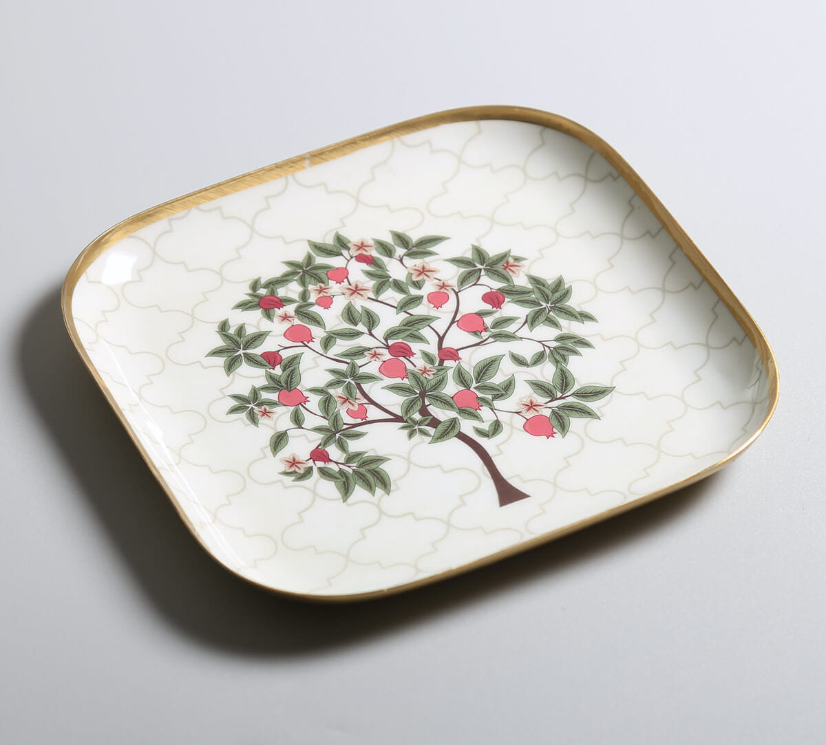 India Circus by Krsnaa Mehta Pome Serenade Square Platter Set