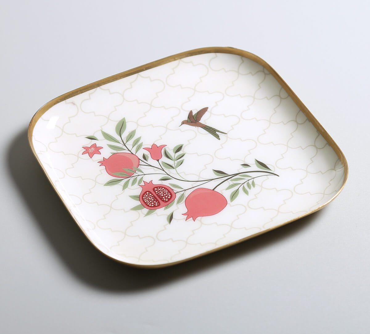 India Circus by Krsnaa Mehta Pome Serenade Square Platter Set