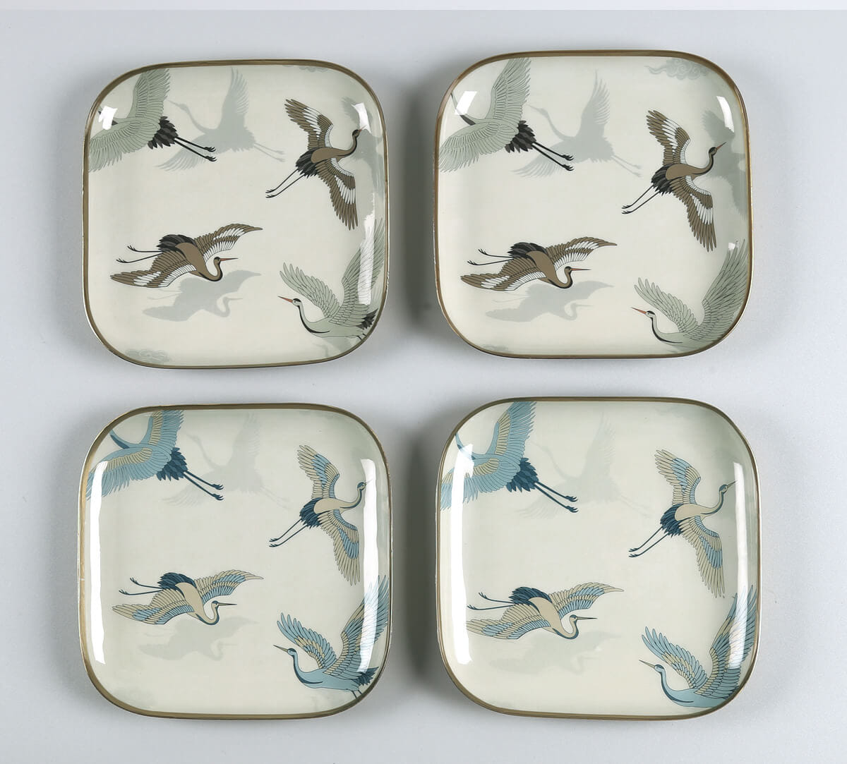 India Circus by Krsnaa Mehta Free Flight Square Platter Set
