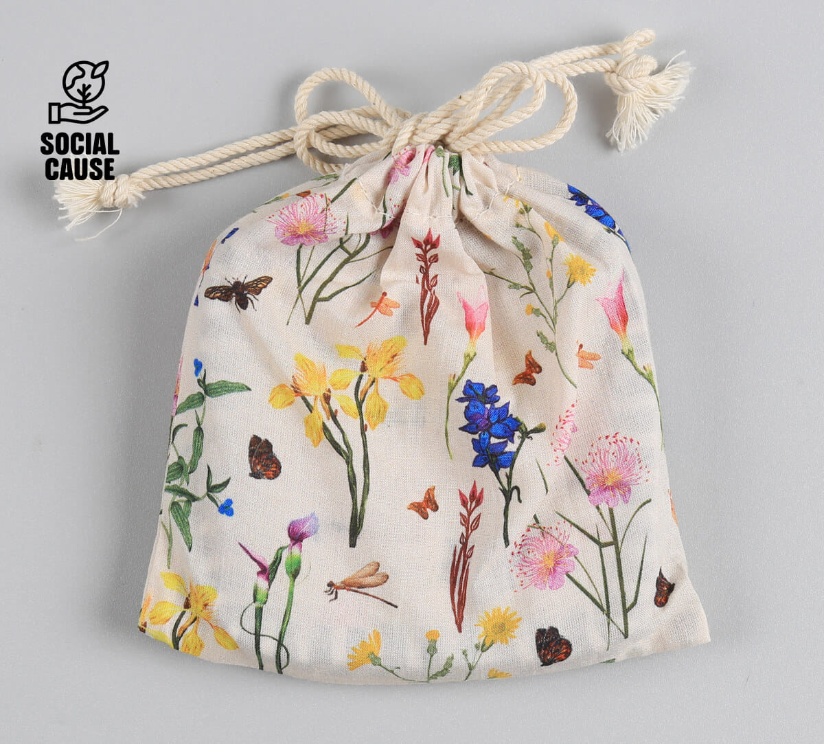 NGCPR Collection - Floral Play Quilted Coasters Set of 6 with Pouch