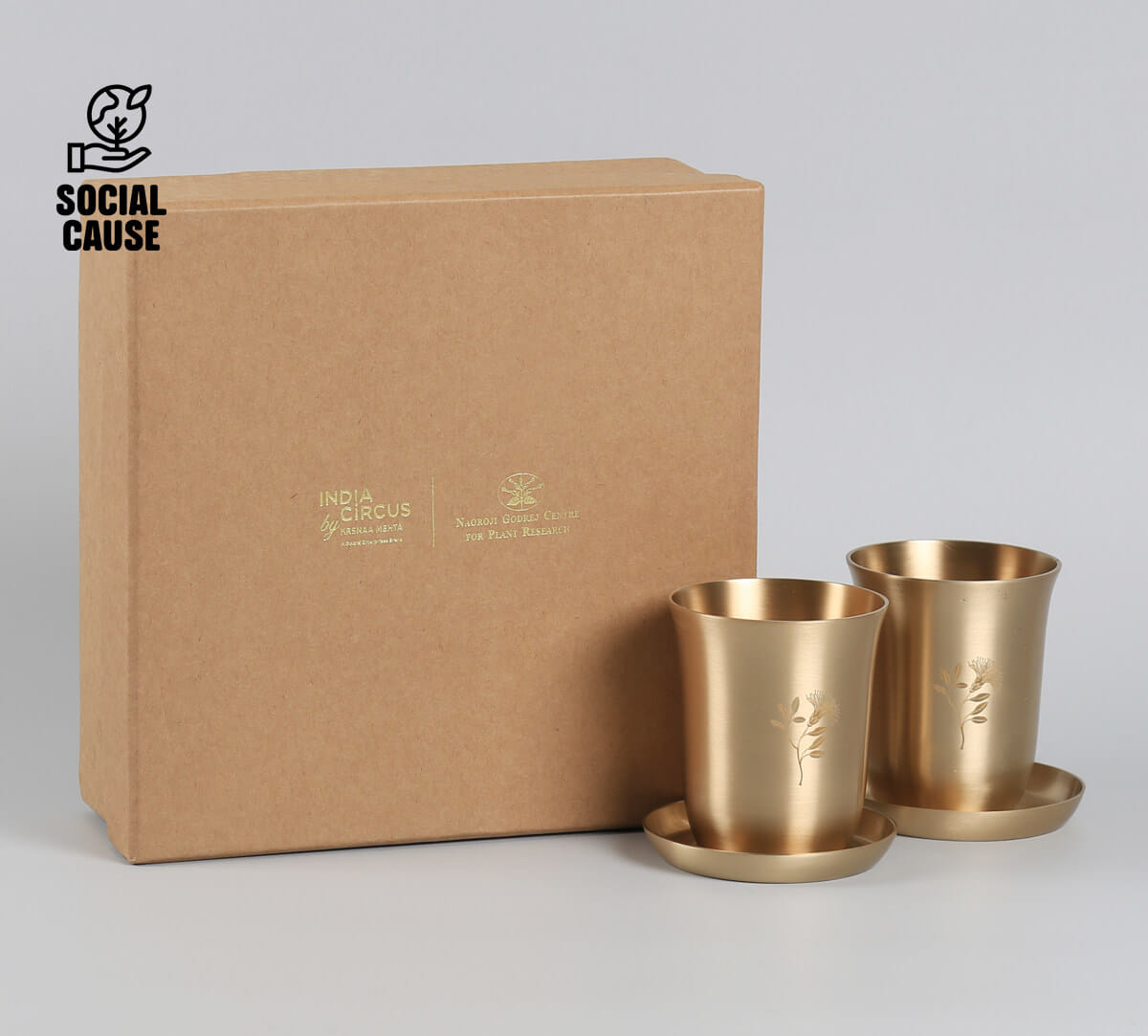 NGCPR Collection - Sonneratia Alba Kansa Coasters and Tumblers Set