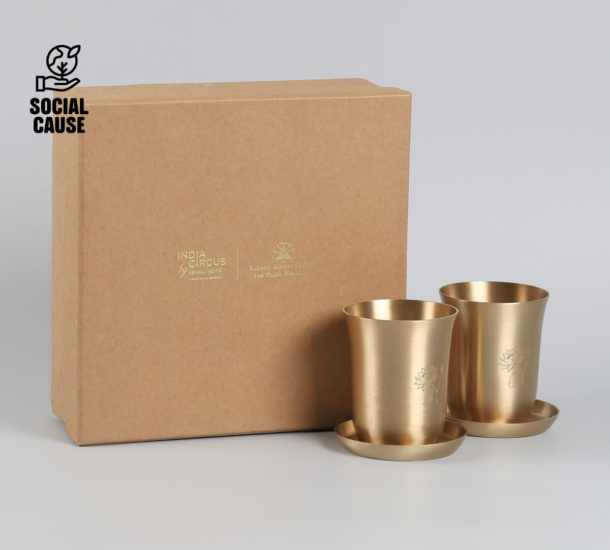 NGCPR Collection - Meghalaya Lily Kansa Coasters and Tumblers Set