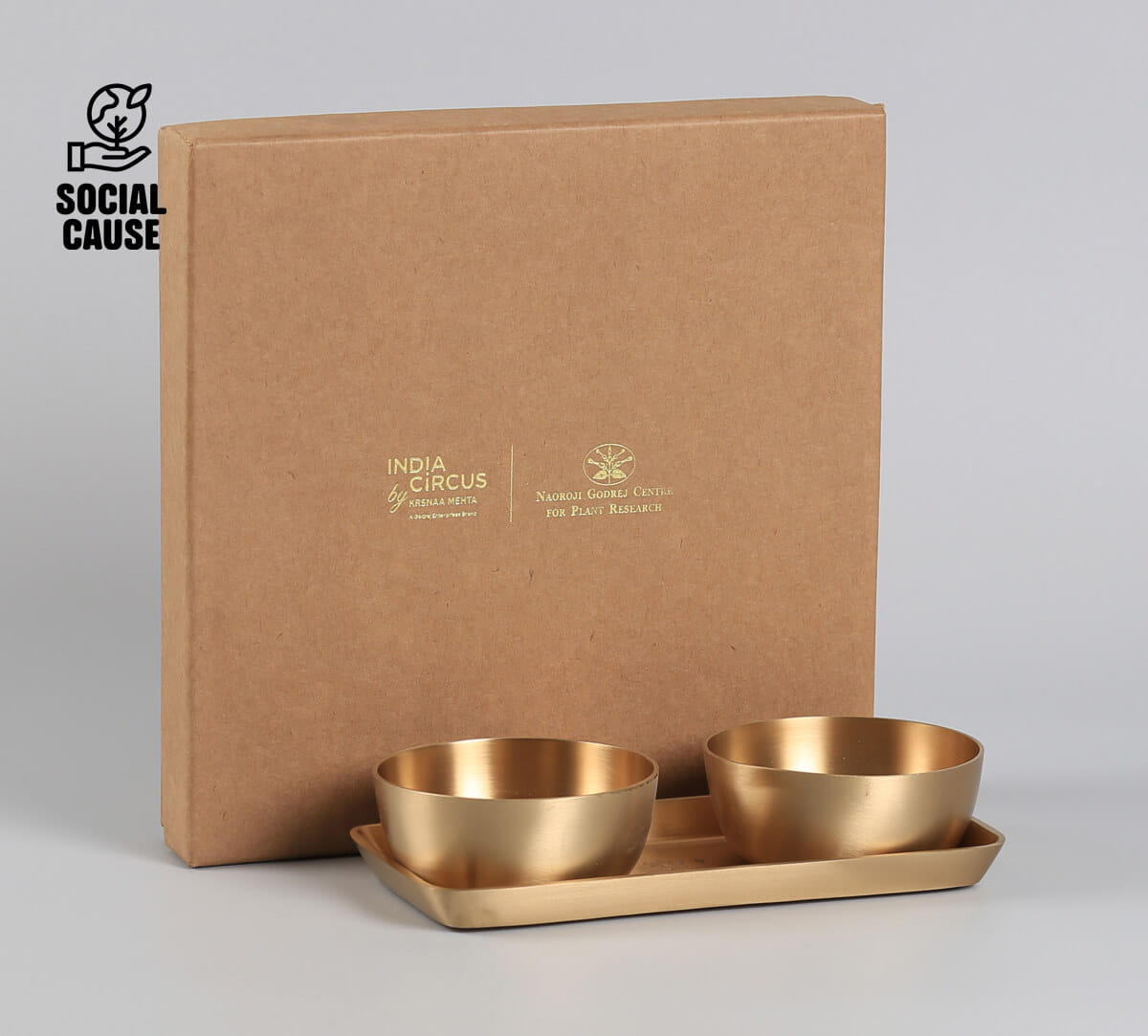 NGCPR Collection - Meghalaya Lily Kansa Bowls and Tray Set