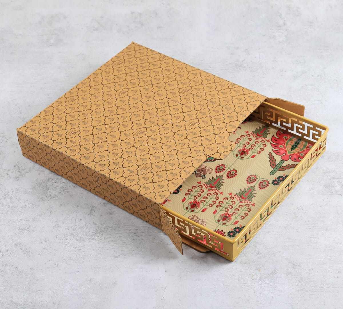 India Circus by Krsnaa Mehta Mystifying Dazzle Iron Square Tray