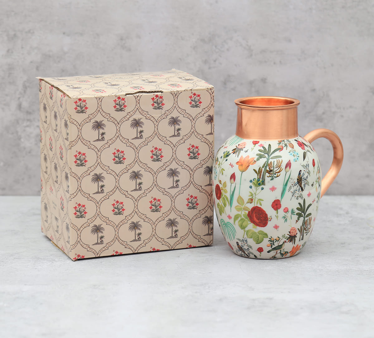 India Circus by Krsnaa Mehta Petal and Plume Copper Jug