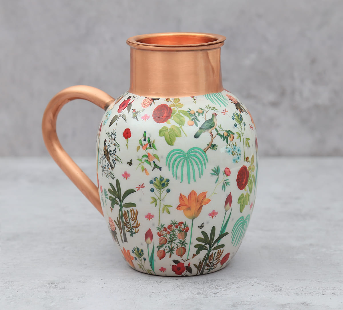 India Circus by Krsnaa Mehta Petal and Plume Copper Jug