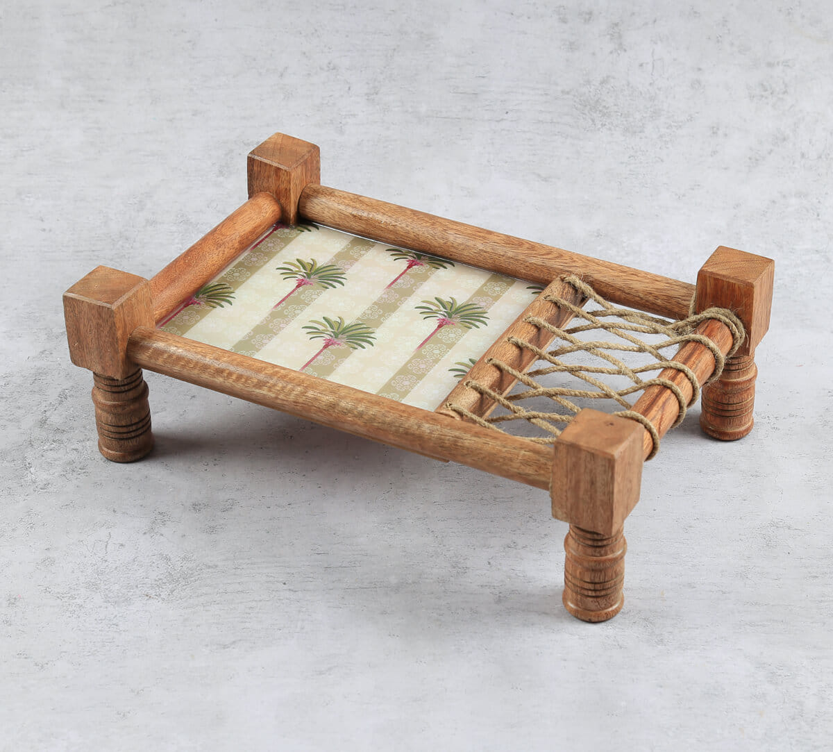 India Circus by Krsnaa Mehta Palms of Chanderi Wooden Platter