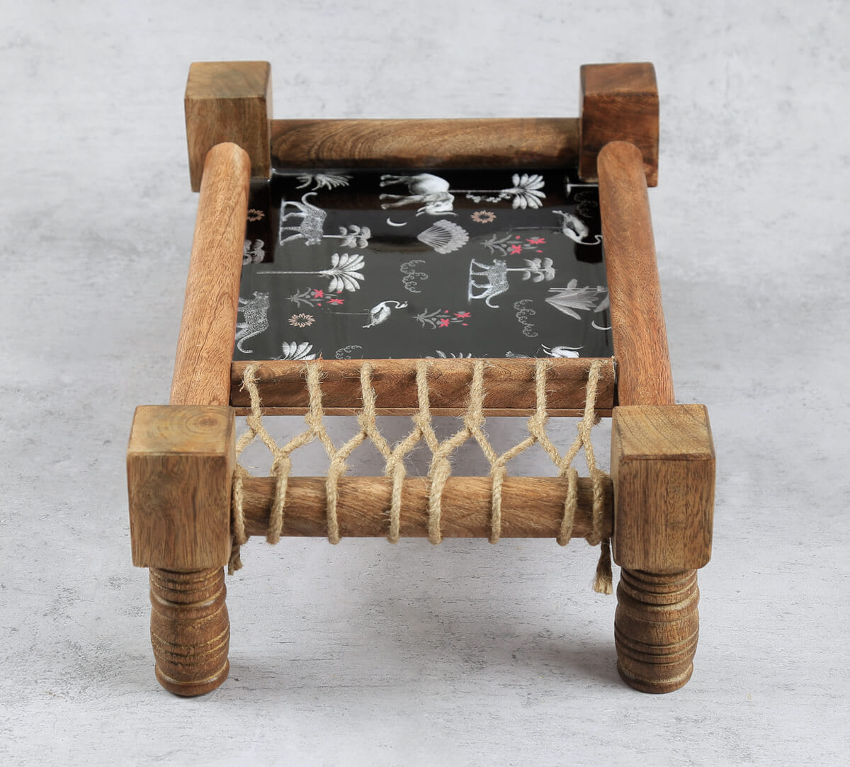 India Circus by Krsnaa Mehta Animalia Creations Wooden Platter