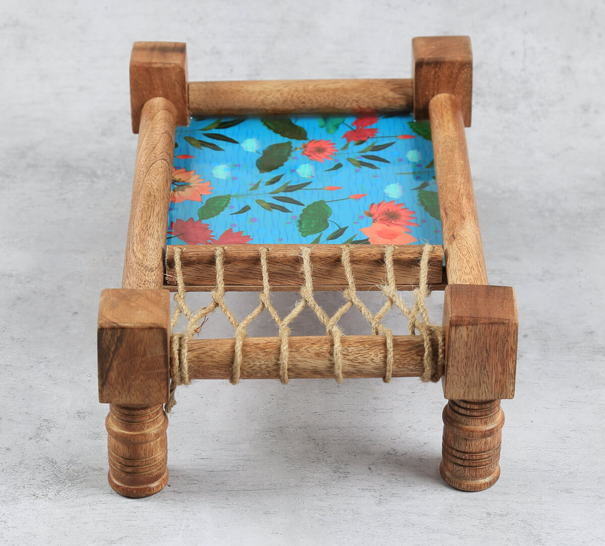 India Circus by Krsnaa Mehta Blossomy Mosaic Wooden Platter