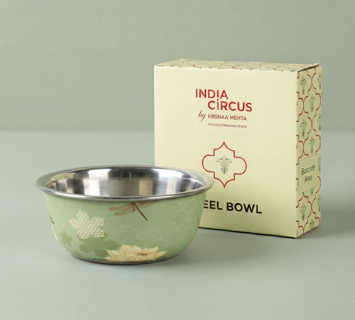 India Circus by Krsnaa Mehta Sage Serenity Small Steel Katori