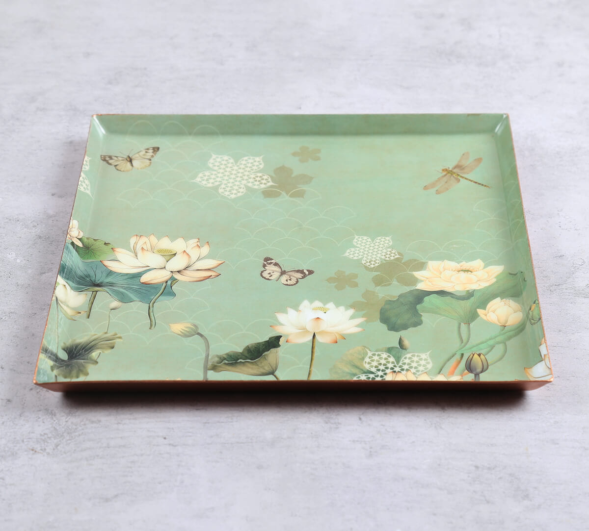 India Circus by Krsnaa Mehta Sage Serenity Steel Platter