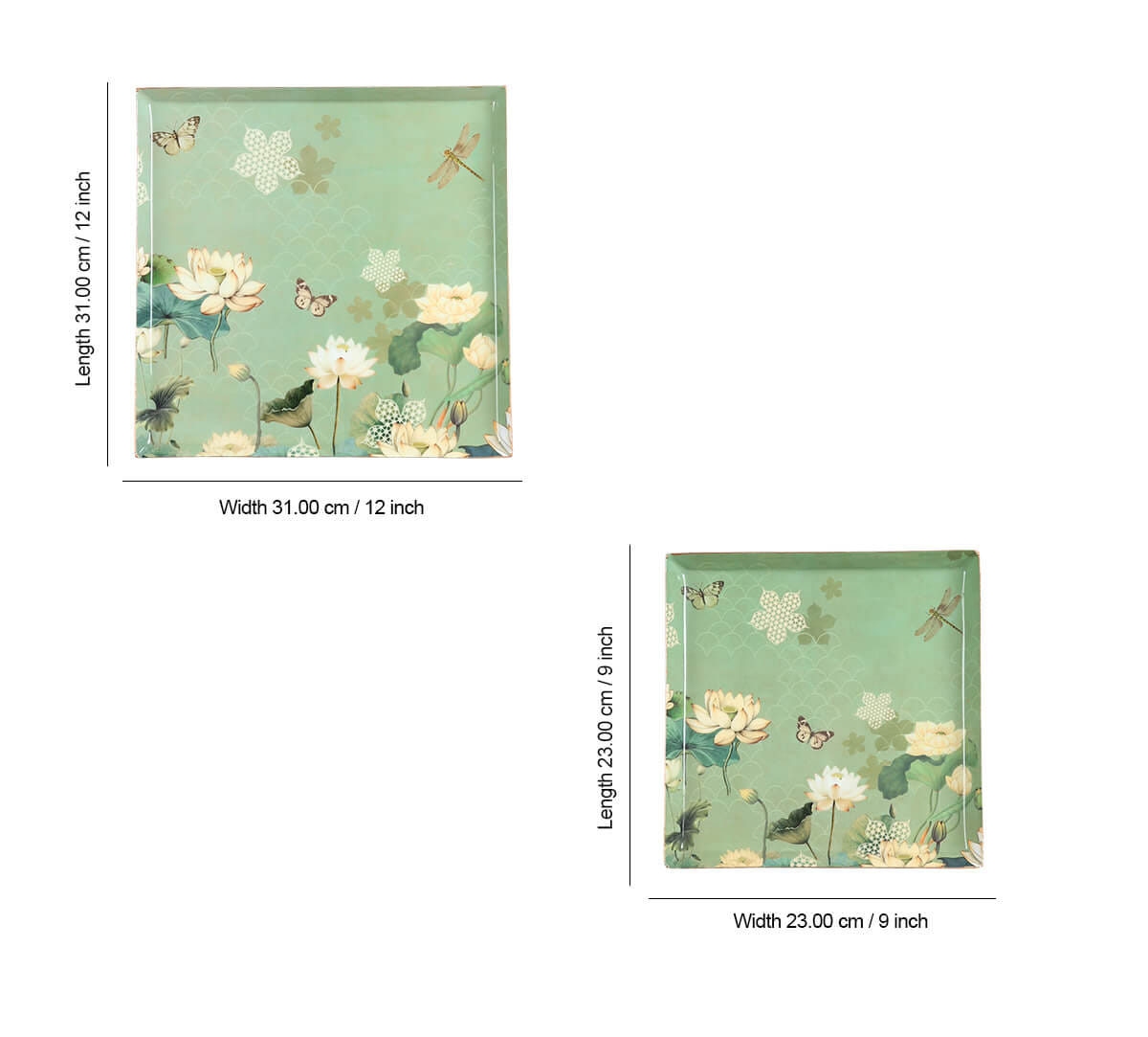 India Circus by Krsnaa Mehta Sage Serenity Steel Platter