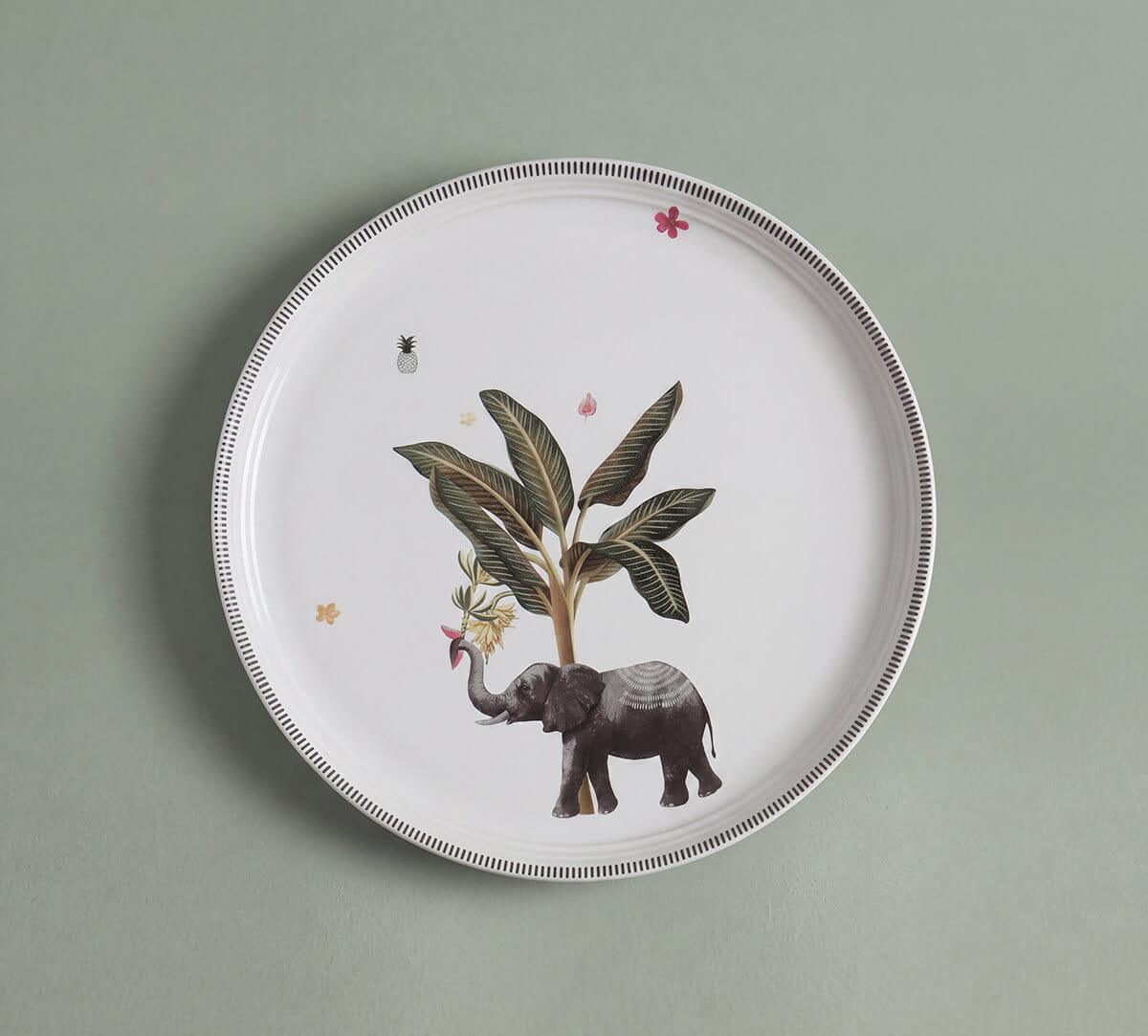 India Circus by Krsnaa Mehta Travellers Garden Dinner Plate Set of 2