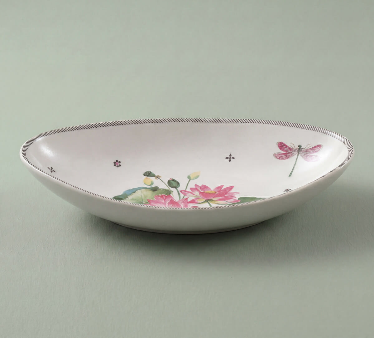 India Circus by Krsnaa Mehta Lotus Pond Boat Shape Platter