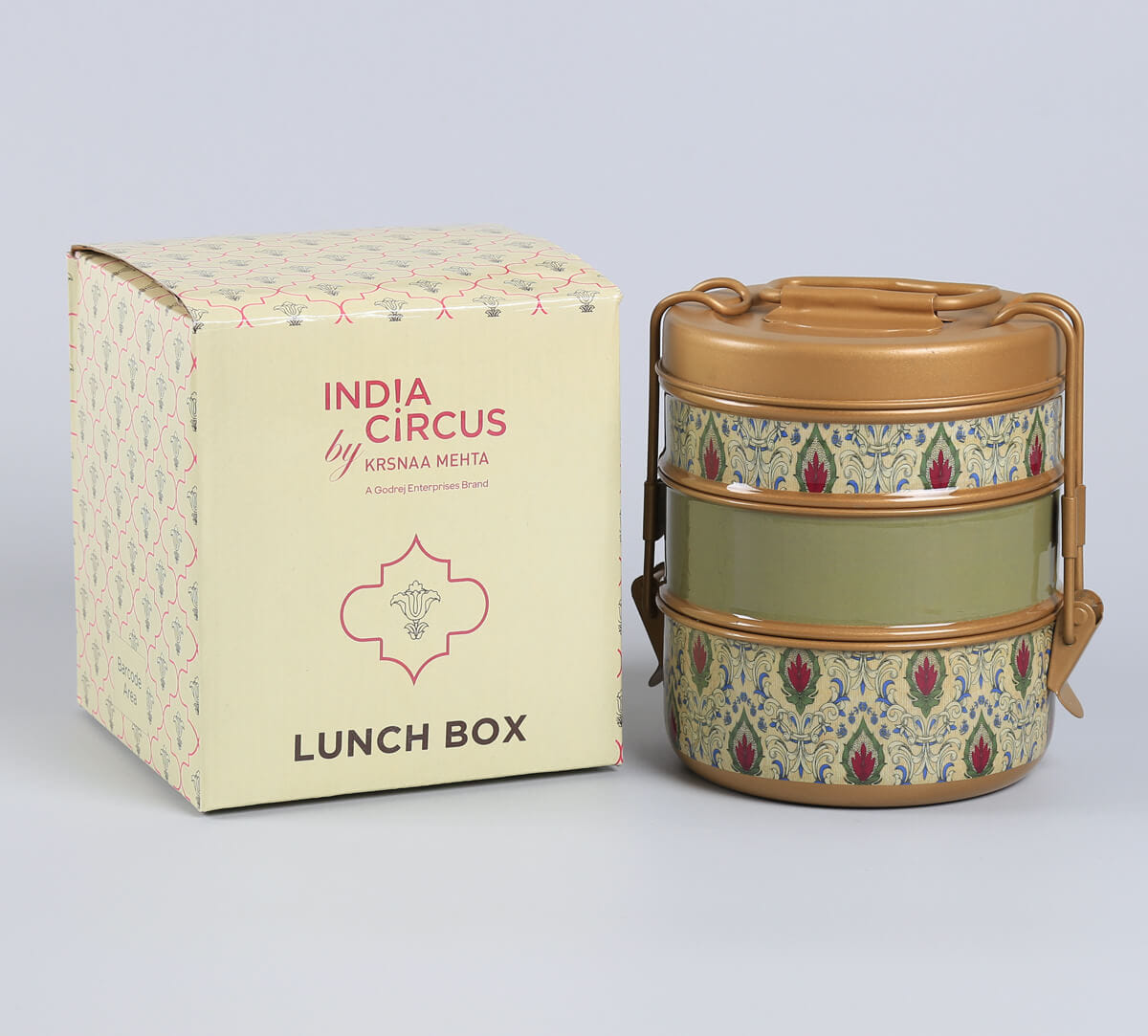 India Circus by Krsnaa Mehta Rosebuds of Damask Lunch Box