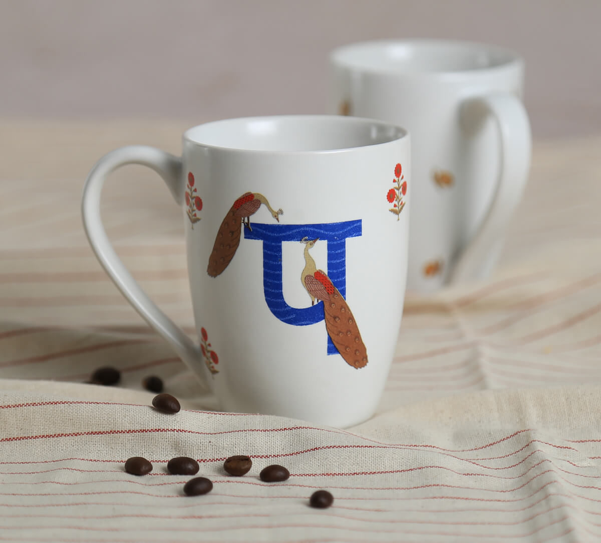 India Circus by Krsnaa Mehta Peacock Palace Porcelain Coffee Mug