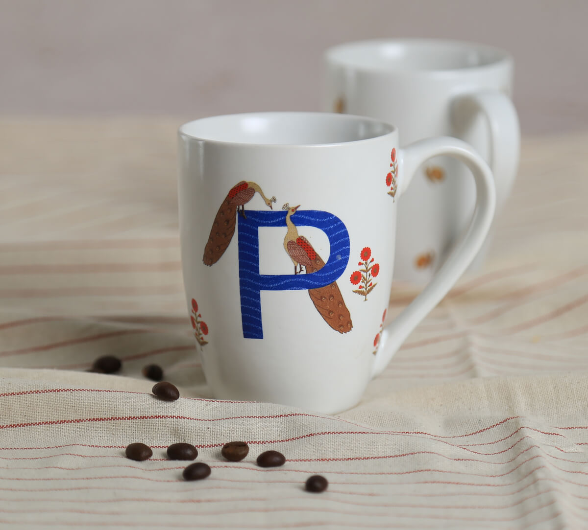 India Circus by Krsnaa Mehta Peacock Palace Porcelain Coffee Mug