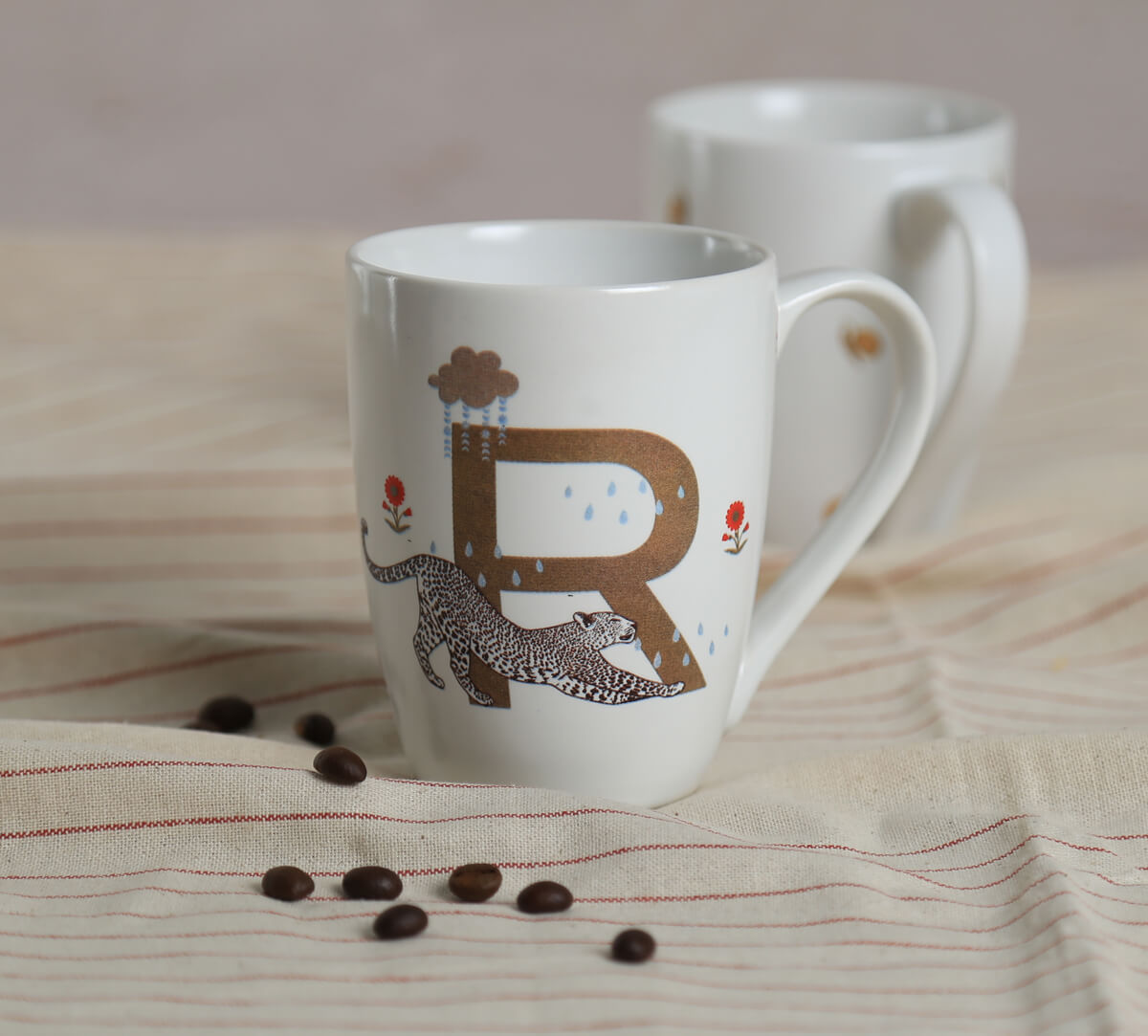 India Circus by Krsnaa Mehta Raining Rainforest Porcelain Coffee Mug