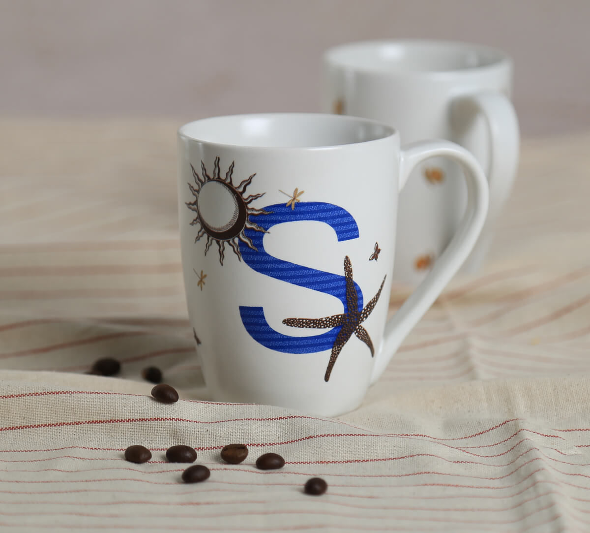 India Circus by Krsnaa Mehta Stellar Stars Porcelain Coffee Mug