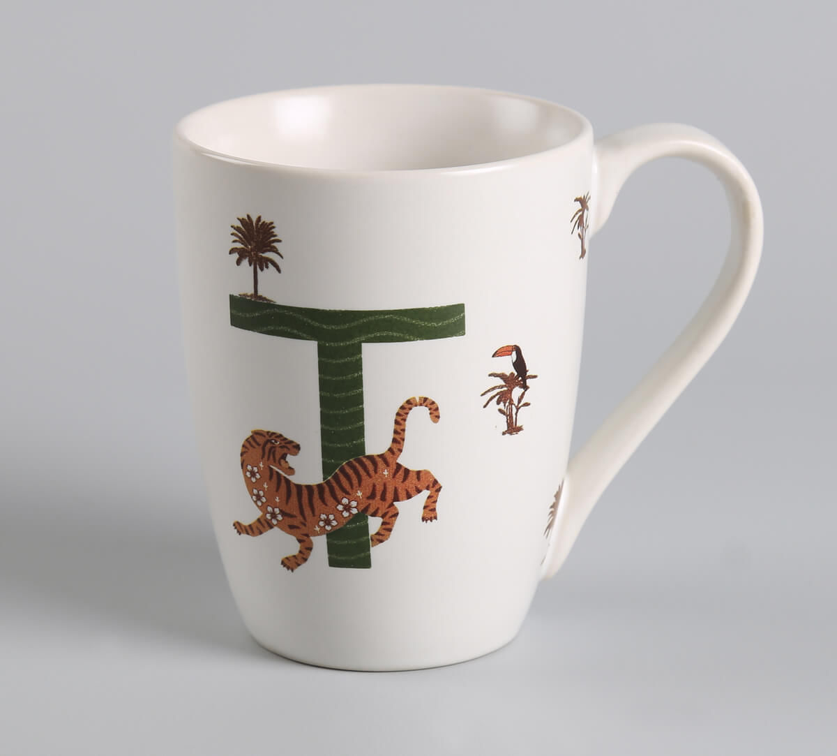 India Circus by Krsnaa Mehta Tundra Tiger Porcelain Coffee Mug