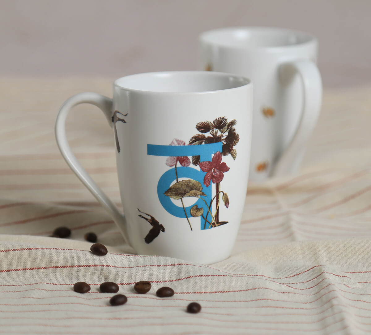 India Circus by Krsnaa Mehta Vivacious Vinca Porcelain Coffee Mug