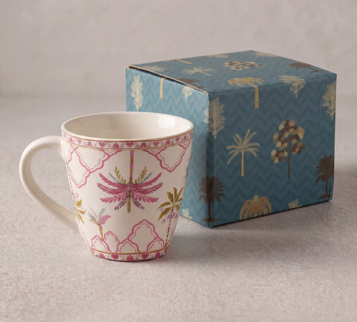 India Circus by Krsnaa Mehta Peace Palm Stoneware Coffee Mug