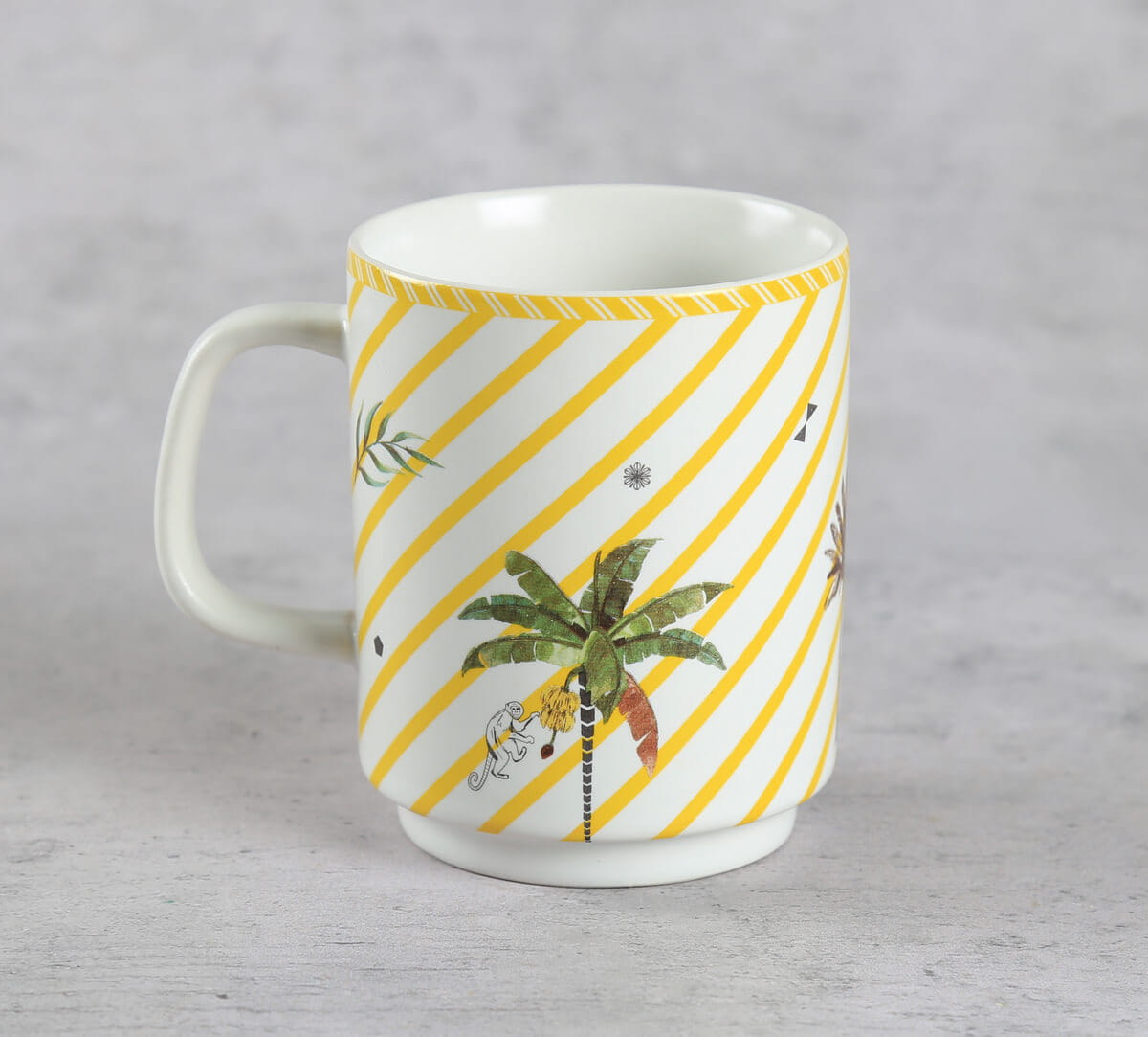 India Circus by Krsnaa Mehta Strelizia's Garden Porcelain Cylindrical Mug Set of 2