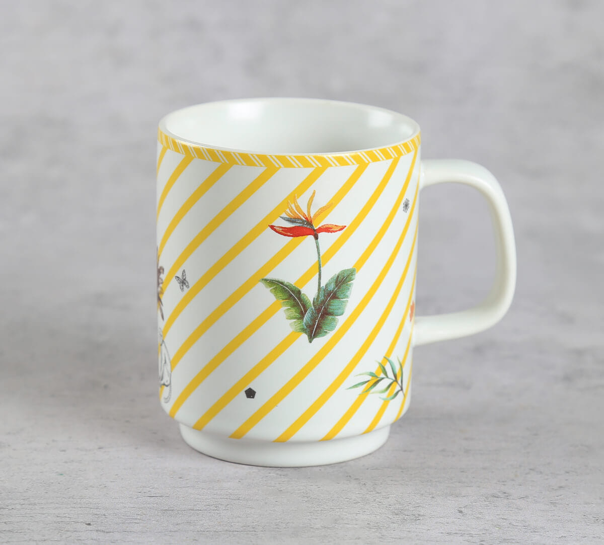 India Circus by Krsnaa Mehta Strelizia's Garden Porcelain Cylindrical Mug Set of 2