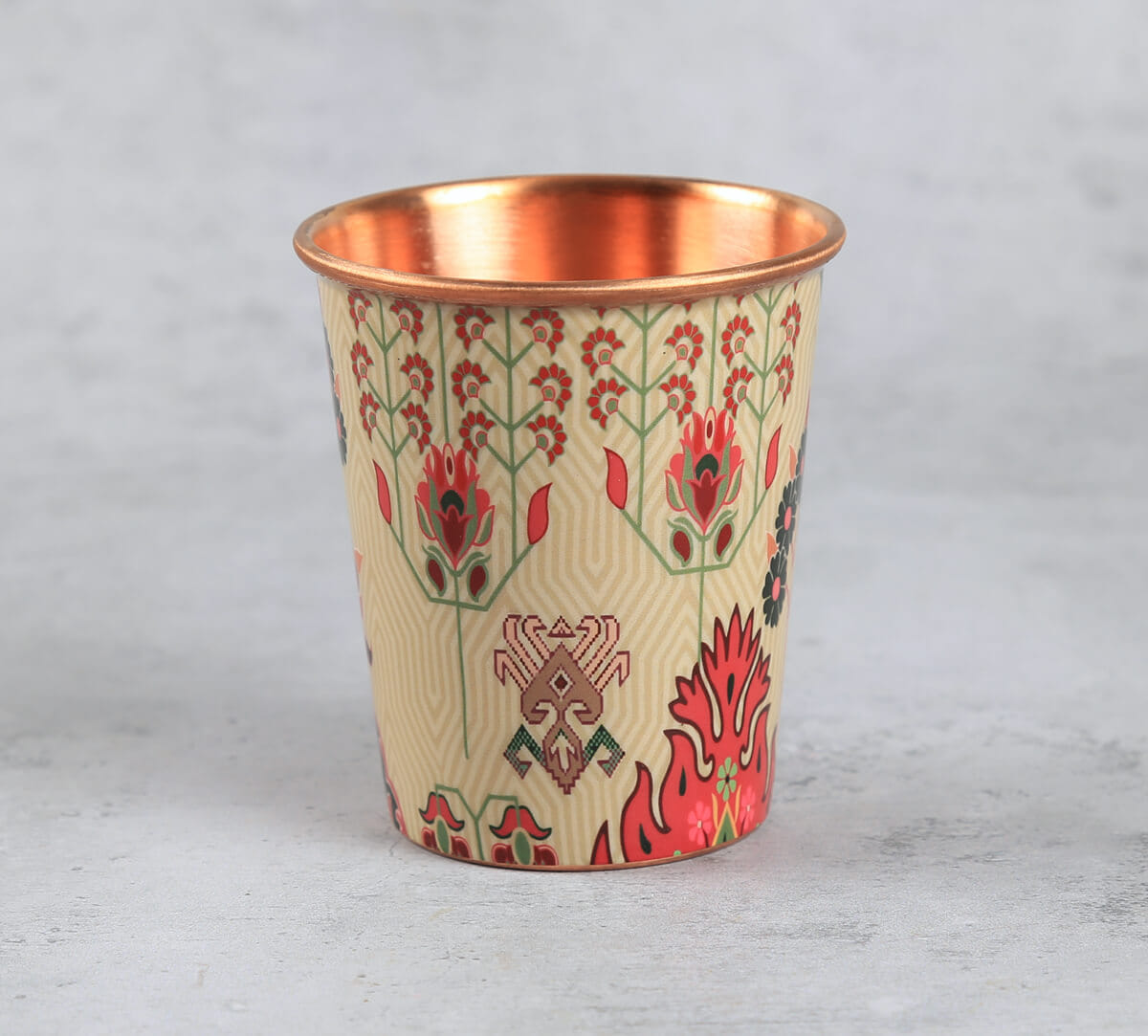 India Circus by Krsnaa Mehta Mystifying Dazzle Copper Tumbler Small