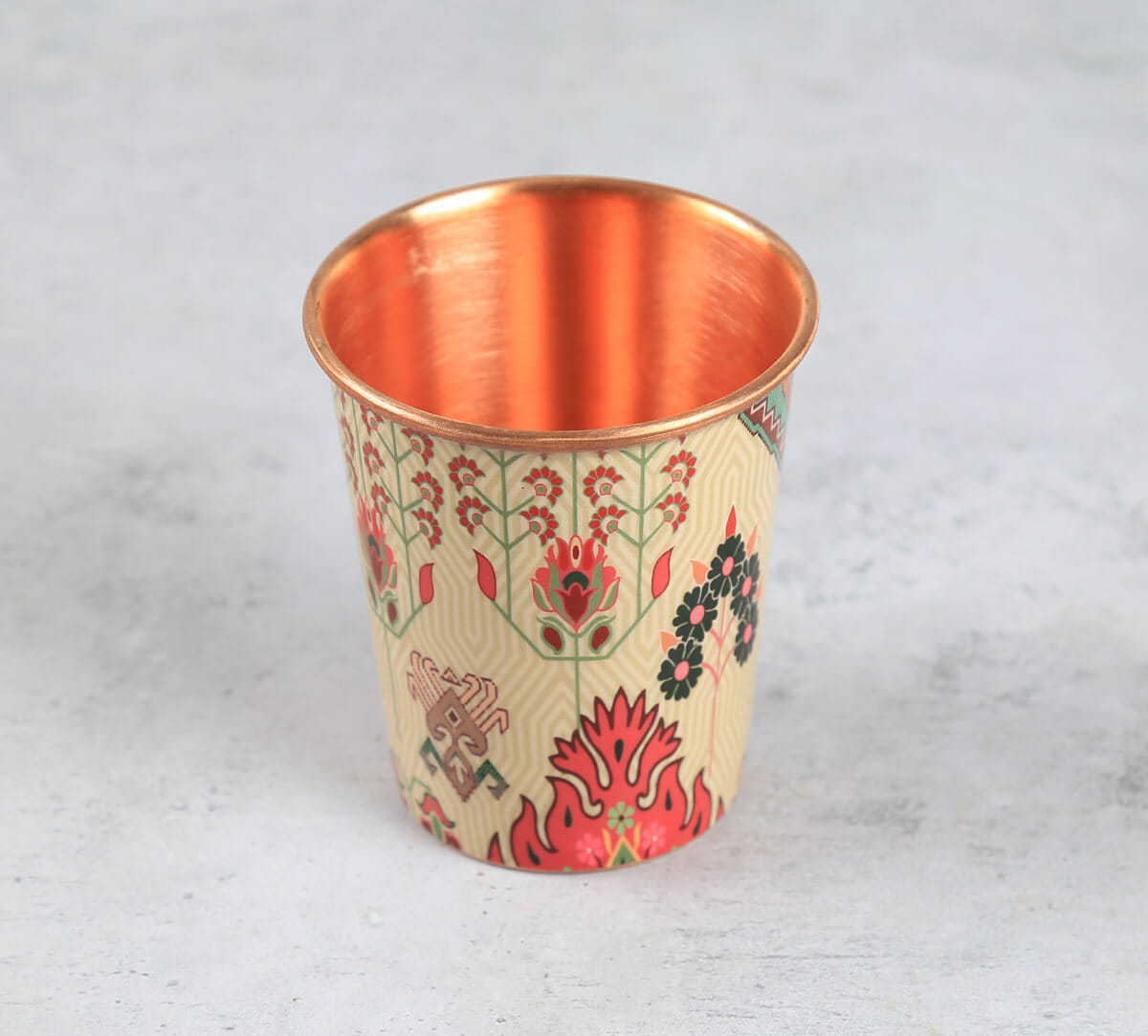 India Circus by Krsnaa Mehta Mystifying Dazzle Copper Tumbler Small