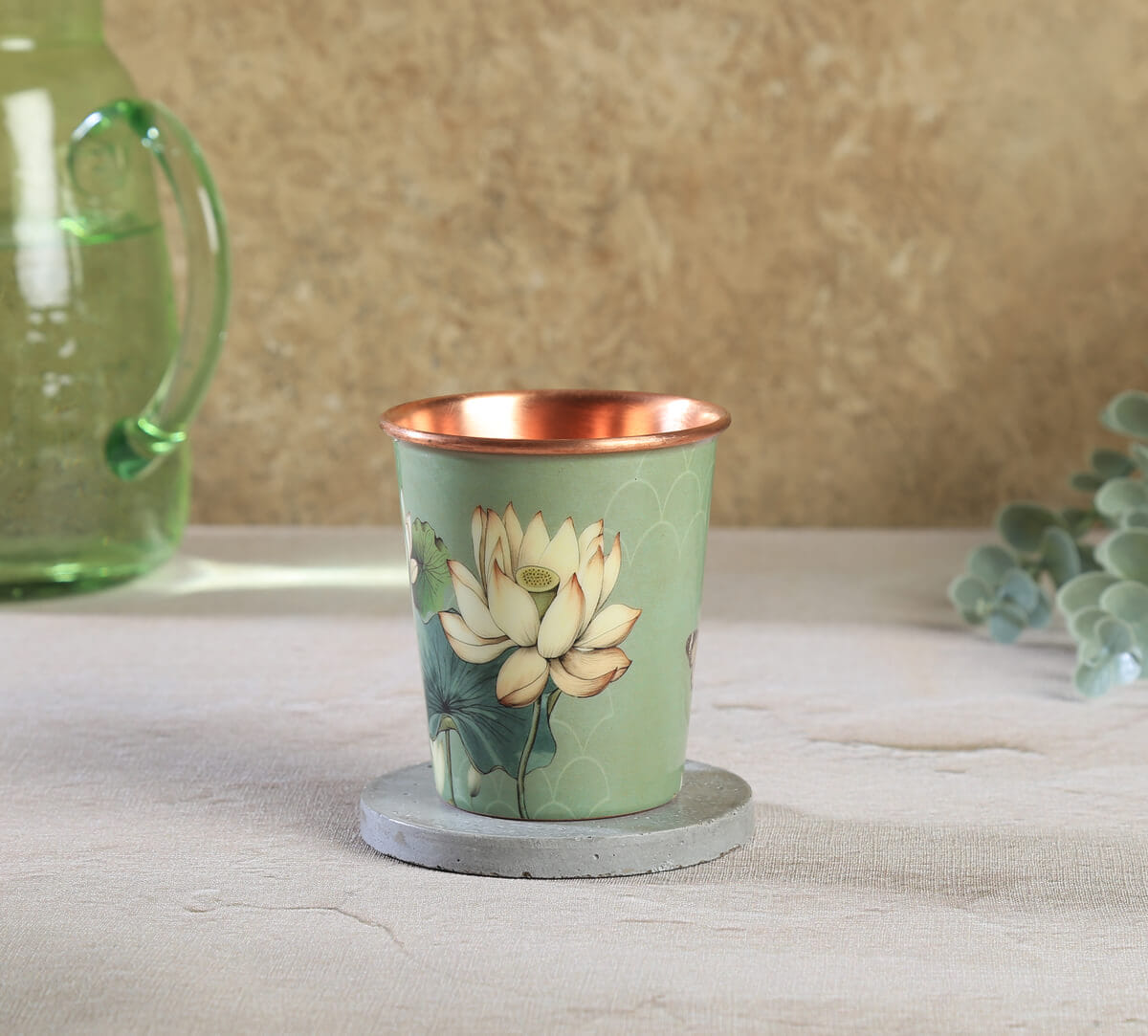 India Circus by Krsnaa Mehta Sage Serenity Copper Tumbler Small