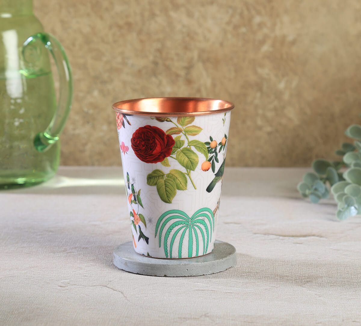 India Circus by Krsnaa Mehta Petal and Plume Copper Tumbler Big