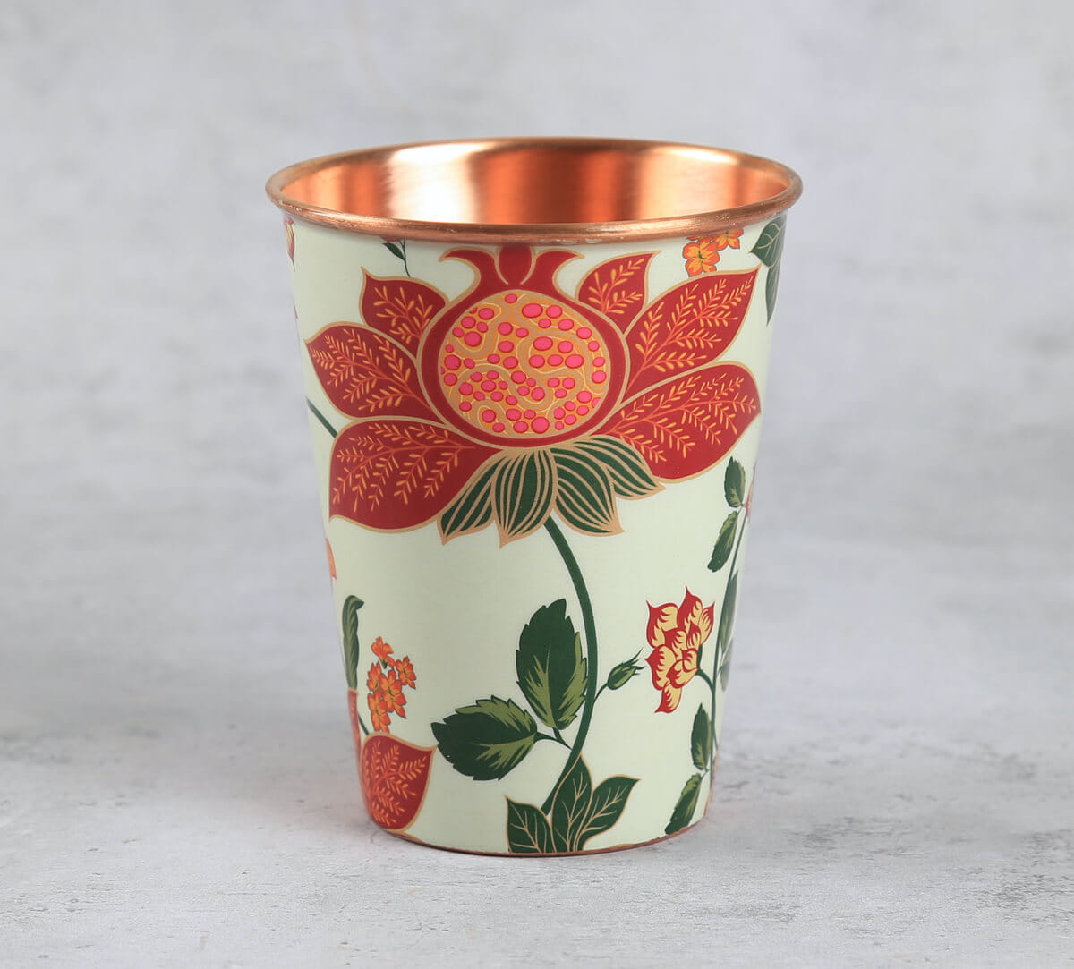 India Circus by Krsnaa Mehta Blushed Orchard Copper Tumbler Big