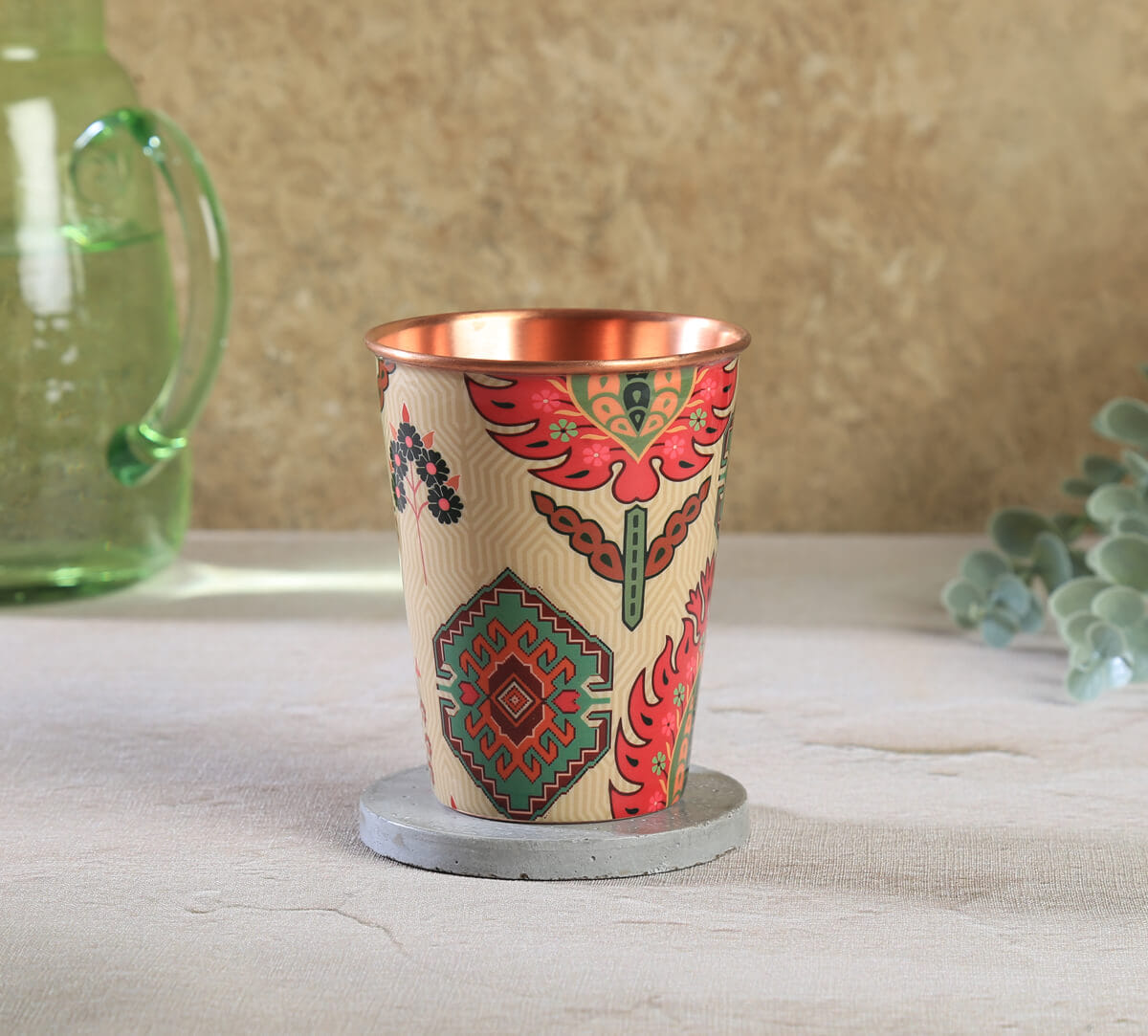 India Circus by Krsnaa Mehta Mystifying Dazzle Copper Tumbler Big