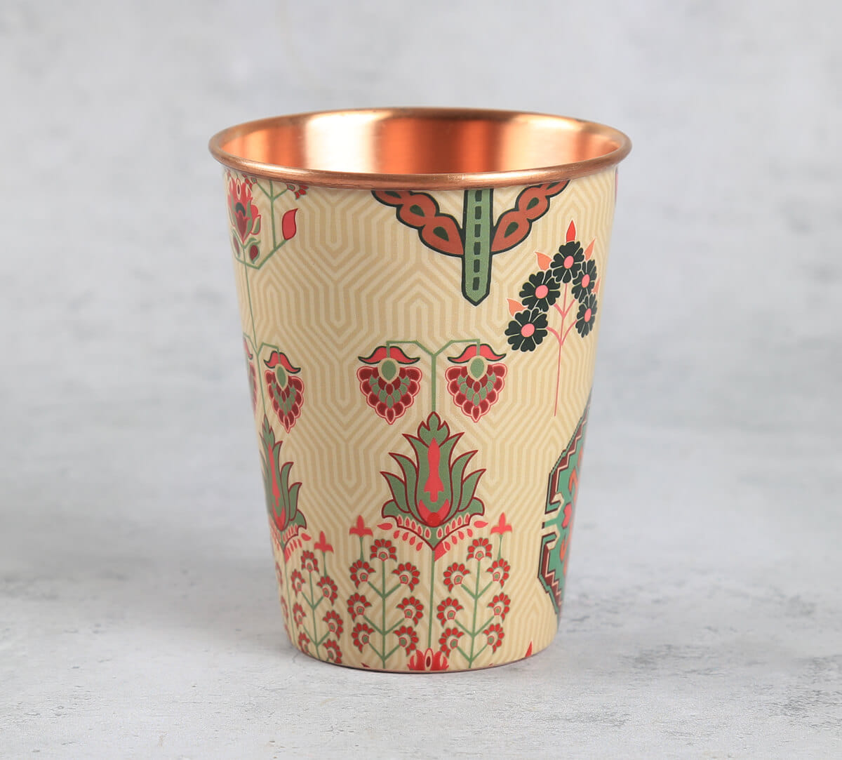 India Circus by Krsnaa Mehta Mystifying Dazzle Copper Tumbler Big