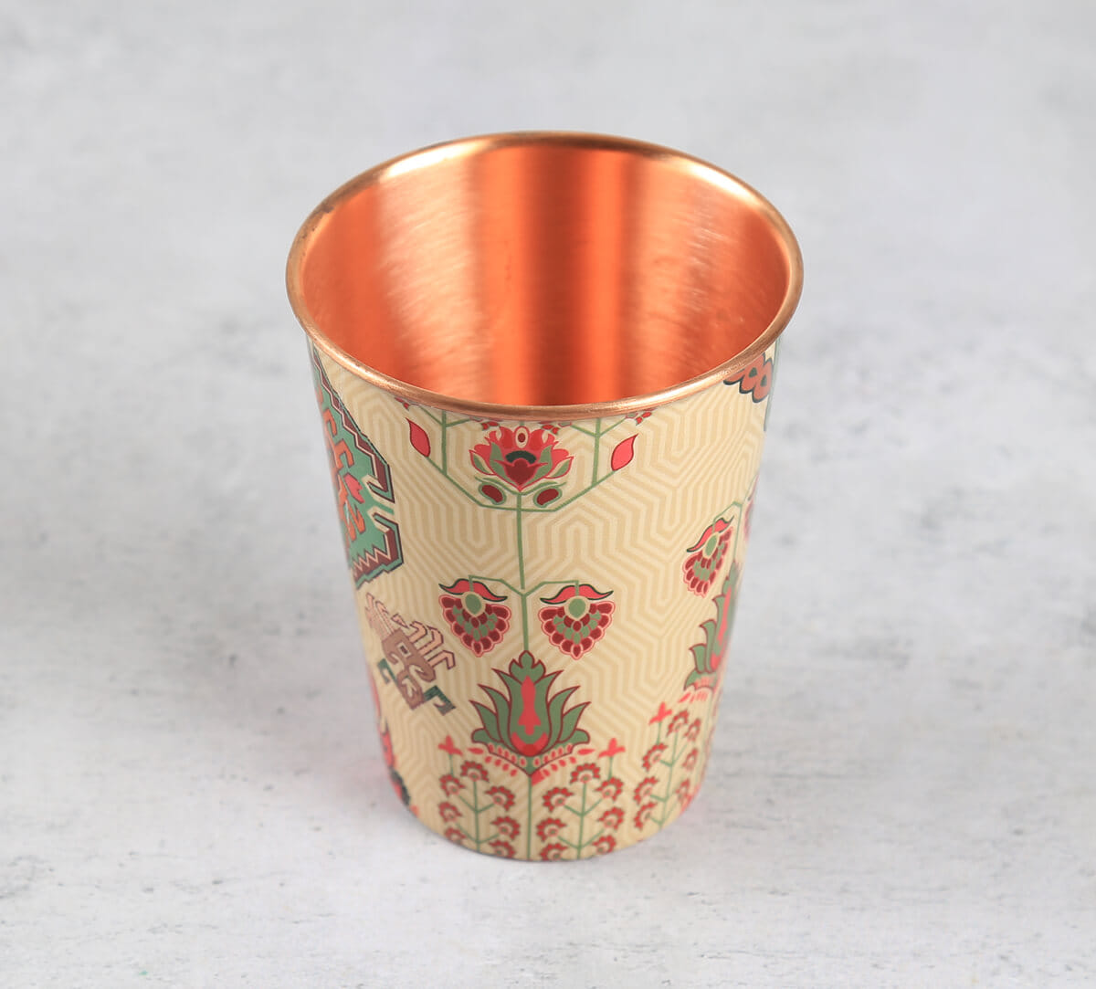 India Circus by Krsnaa Mehta Mystifying Dazzle Copper Tumbler Big