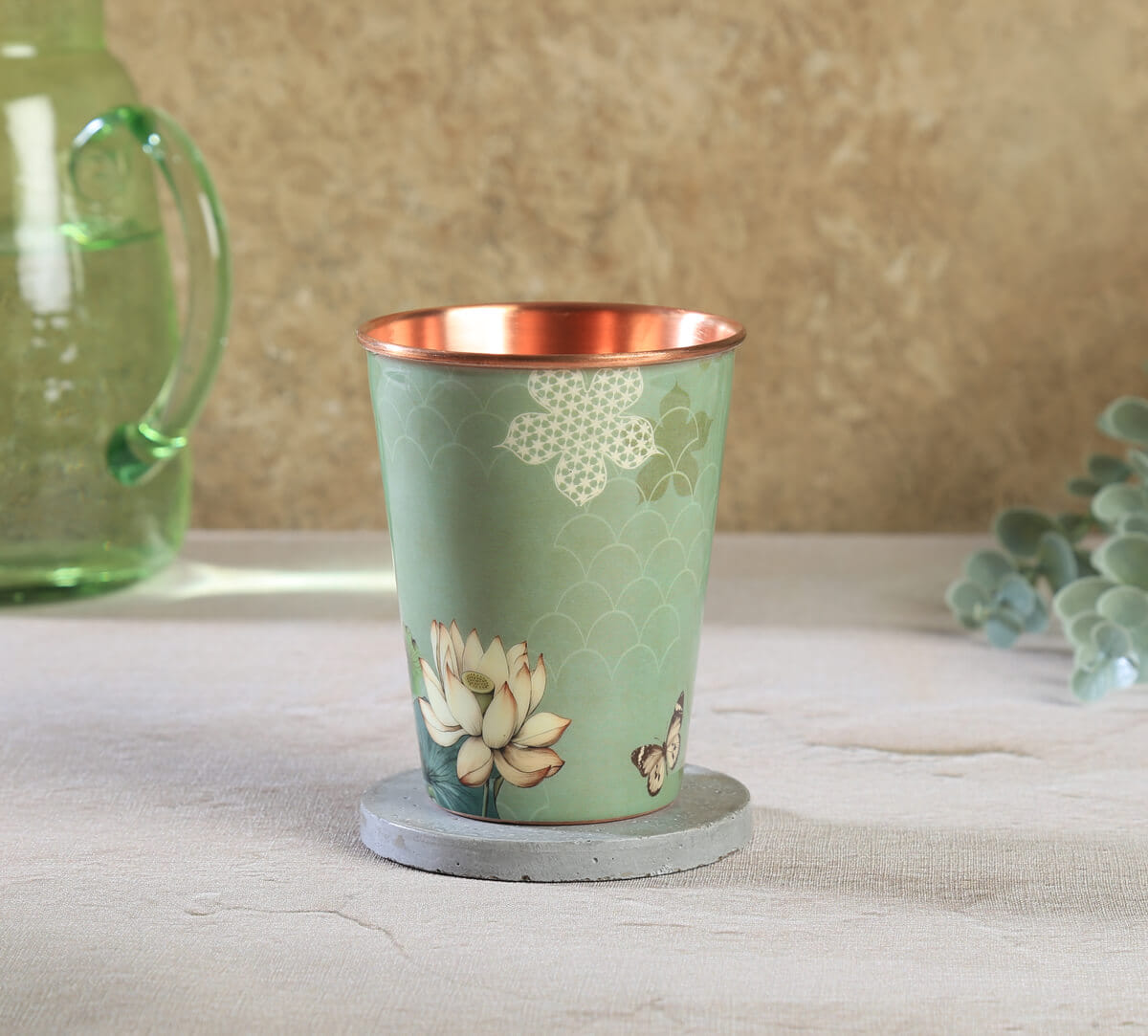 India Circus by Krsnaa Mehta Sage Serenity Copper Tumbler Big