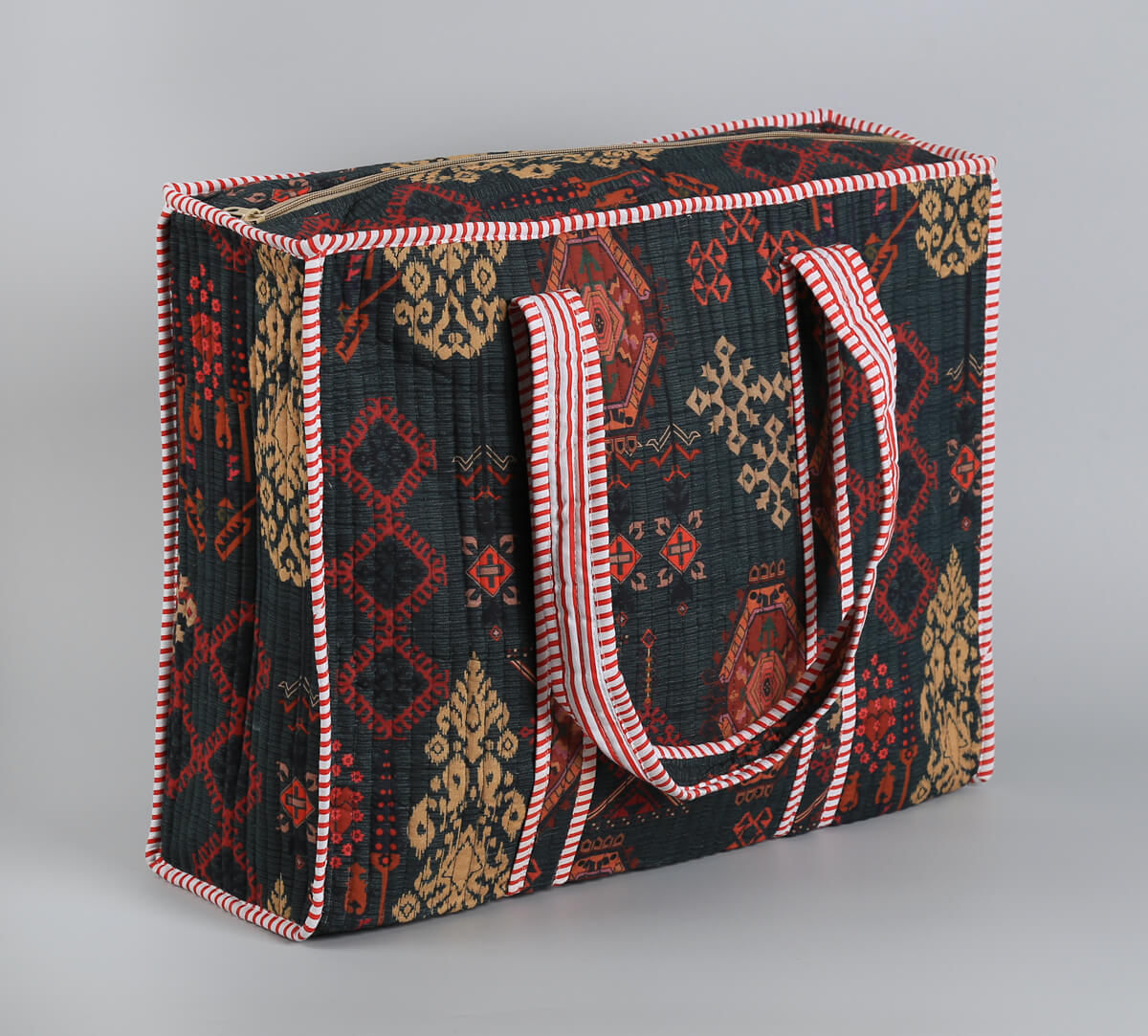 India Circus by Krsnaa Mehta Enchanting Mirage Quilted Tote Bag