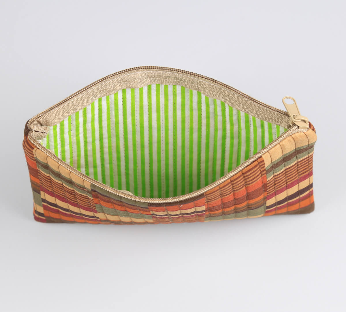 India Circus by Krsnaa Mehta Horizontal Hues Quilted Utility Pouch Set of 2