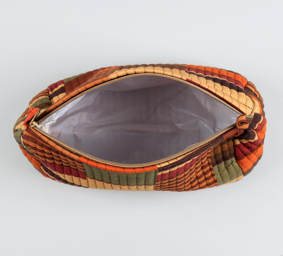 India Circus by Krsnaa Mehta Horizontal Hues Quilted Utility Pouch Set of 3