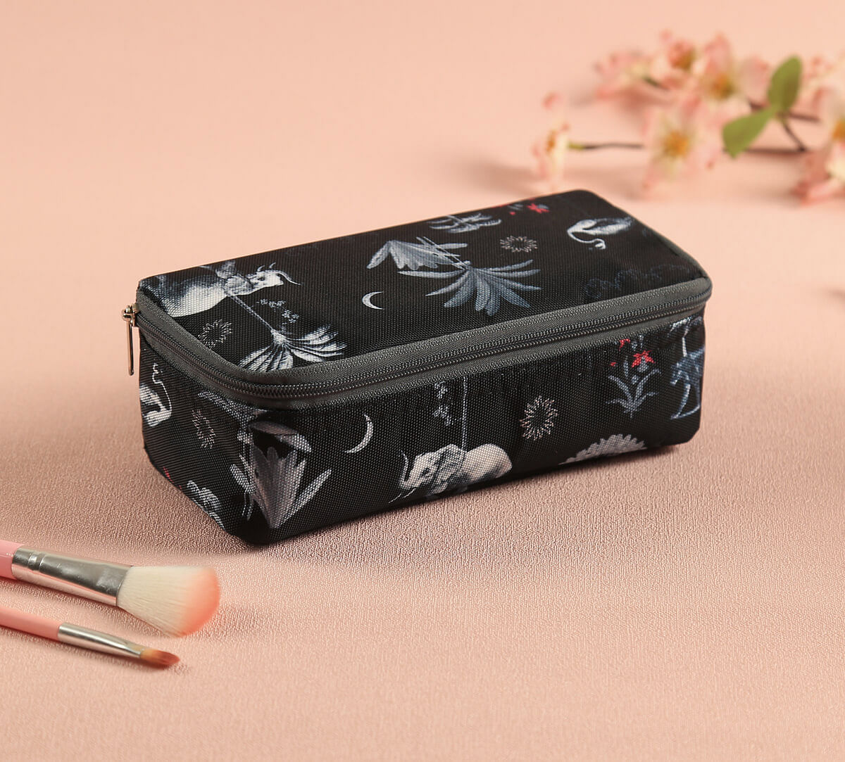 India Circus by Krsnaa Mehta Animalia Creations Cosmetic Pouch