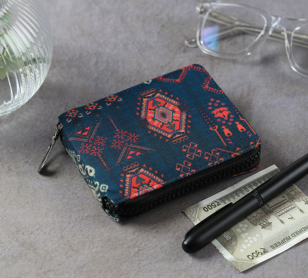 India Circus by Krsnaa Mehta Enchanting Mirage Square Wallet