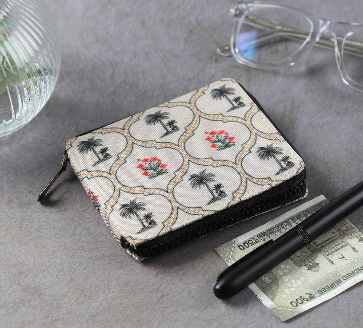 India Circus by Krsnaa Mehta Tropic Tryst Square Wallet