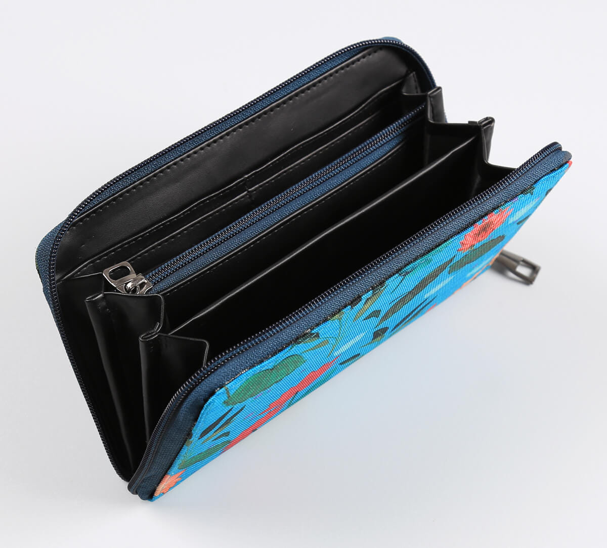 India Circus by Krsnaa Mehta Blossomy Mosaic Zipper Wallet